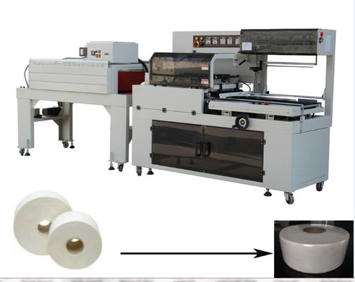 Machine à emballer de rétrécissement, équipement industriel de papier hygiénique de pot tournant d'enveloppe