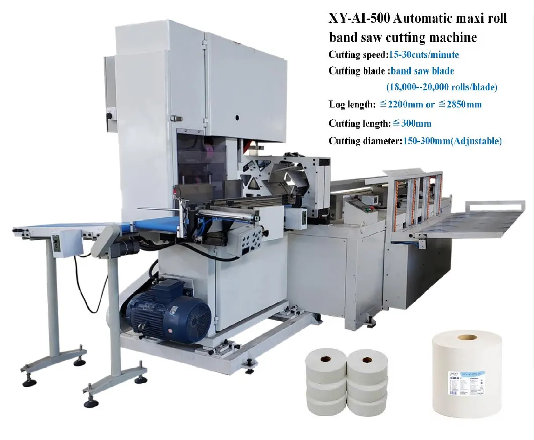 Manuel petit rouleau de papier toilette et de la bande de serviette de cuisine a vu machine de découpe pour démarrer 1