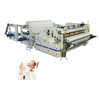 200 à 230 m/min Machine de fabrication de papier toilette entièrement automatique pour l'usage en usine