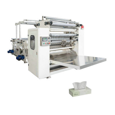 Machine à plier le tissu du visage en plusieurs lignes V Fold Tissue Folding Machine Haute efficacité 400-600/feuille/min/ligne