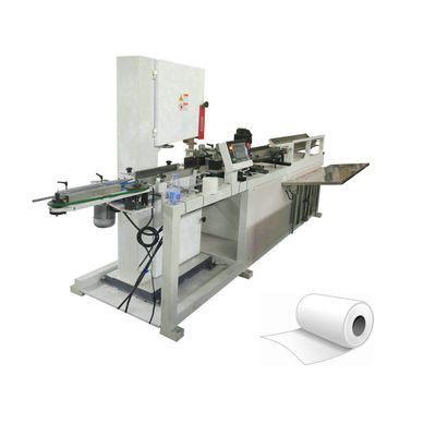 Machine de découpe de rouleaux de papier toilette de petite taille entièrement automatique à grande vitesse pour usine de produits en papier
