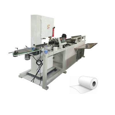 Machine de découpe en rouleaux de papier toilette entièrement automatique Machine de découpe en rouleaux simples 100 pièces/min