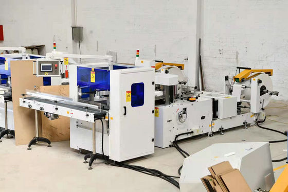 Ligne de production de machines de pliage à grande vitesse entièrement automatique pour serviettes en papier