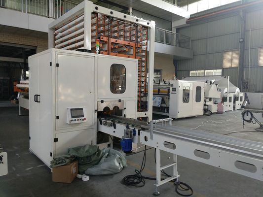 Machine de découpe de rouleaux de papier tissé à bon prix et à haut rendement pour grandes lignes de production