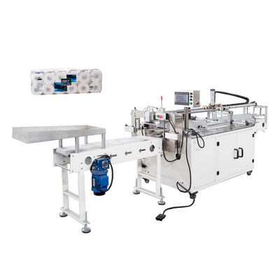 Faible coût Machine d'emballage à rouleaux multiples de papier toilette de salle de bain de bonne qualité 5-8 sacs/min