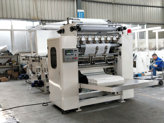 Machine automatique de fabrication de papier pour tissus faciaux à pliage en V 100-230 mm réglable