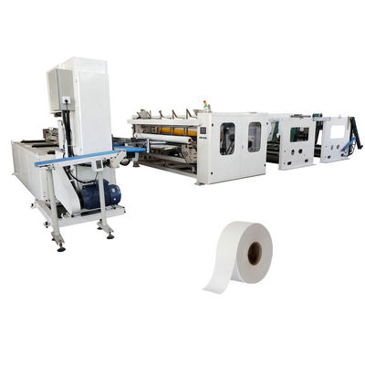 Ligne de production automatique de rouleaux de papier toilette avec machine à emballer à rétrécissement thermique
