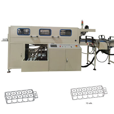 18 sacs/min boîte PLC entièrement automatique 10 rouleaux petite machine d'emballage de rouleaux de papier toilette
