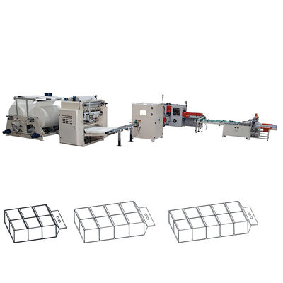 Prix pas cher 10 sacs de dessin de tissus faciaux V ligne de production de machine à papier pliable