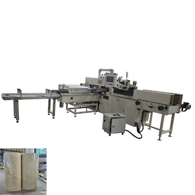 Machine d'emballage entièrement automatique 3D pour rouleaux de papier toilette petits, 1/2/4/6 rouleaux, et rouleaux d'essuie-tout de cuisine